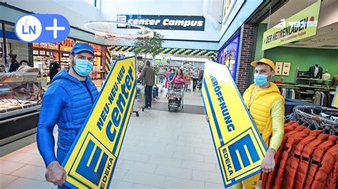 Aus Real wird Edeka: Wiedereröffnung im Lübecker „Campus“.